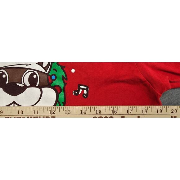 Bucees Santa Beaver Christmas Med Shirt Rockin Around The Christmas Tree Graphic - Picture 7 of 7